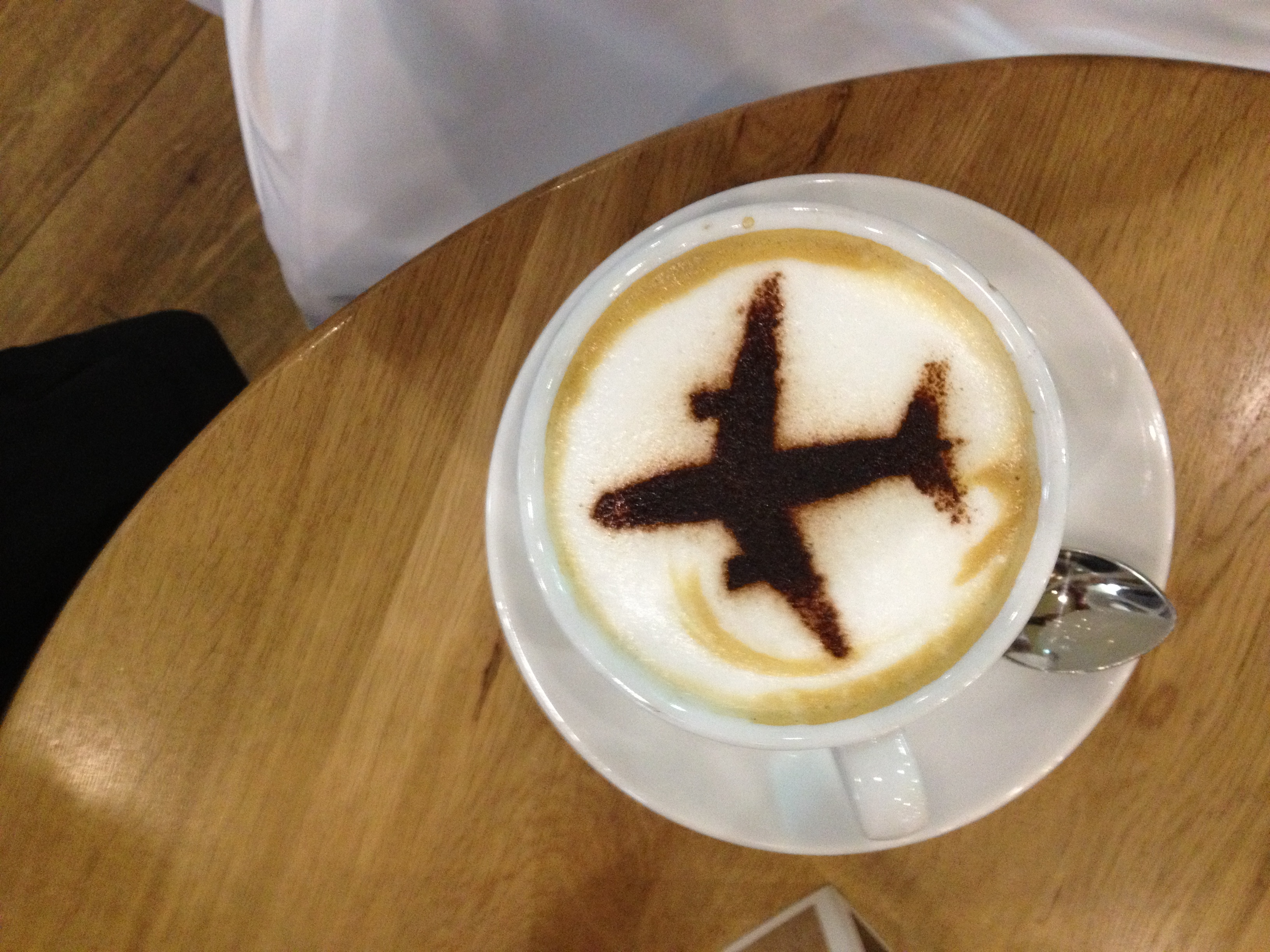 Kaffee am Flughafen